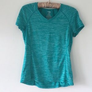 Danskin Now Semi Fitted S 4-6 Turquoise work out